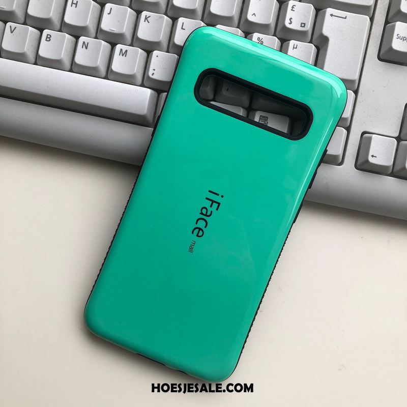 Samsung Galaxy S10 5g Hoesje Anti-fall Ster Groen Mini Hoes Sale