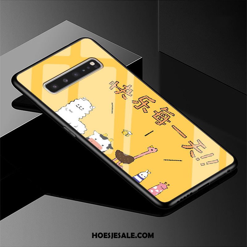 Samsung Galaxy S10 5g Hoesje Bescherming Groen Ster Mooie Hoes Sale