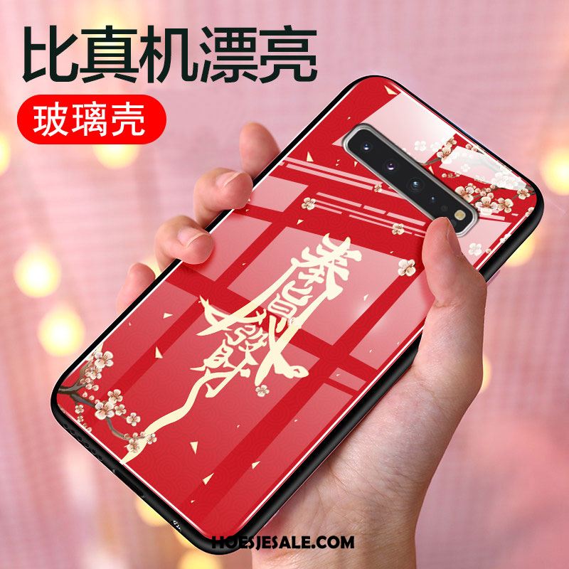 Samsung Galaxy S10 5g Hoesje Bescherming Trendy Merk All Inclusive Anti-fall Siliconen Sale