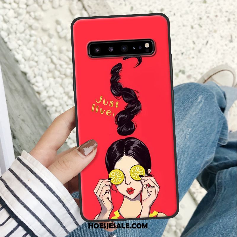 Samsung Galaxy S10 5g Hoesje Bescherming Trendy Merk Spotprent Mobiele Telefoon Hoes Sale