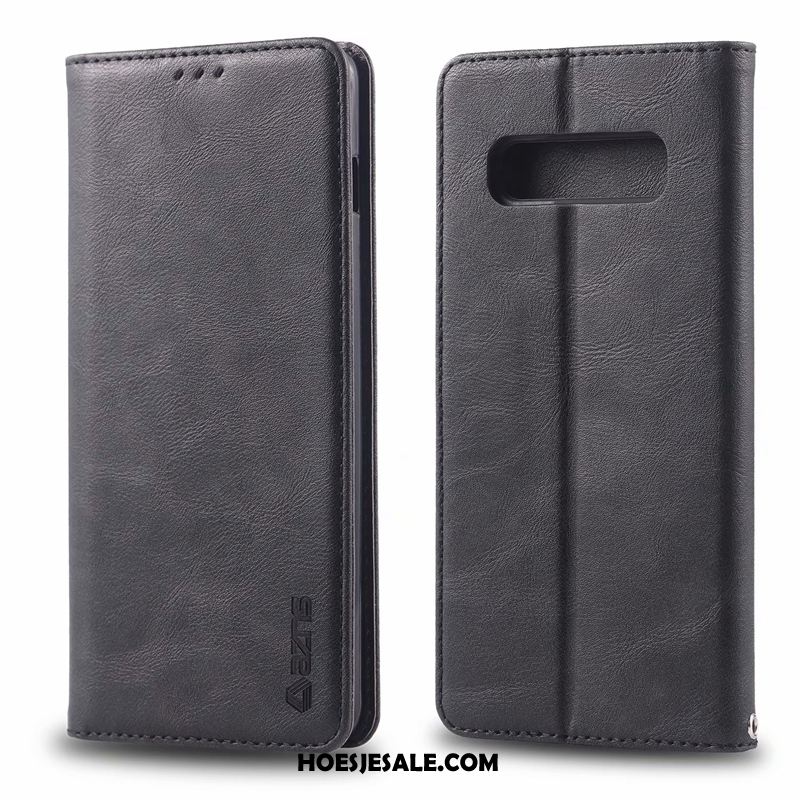 Samsung Galaxy S10 5g Hoesje Elegante Ster Leren Etui Kaart Bescherming Online