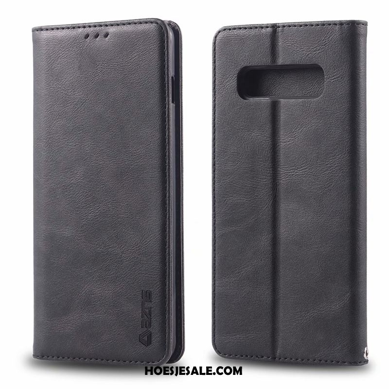 Samsung Galaxy S10 5g Hoesje Elegante Ster Leren Etui Kaart Bescherming Online