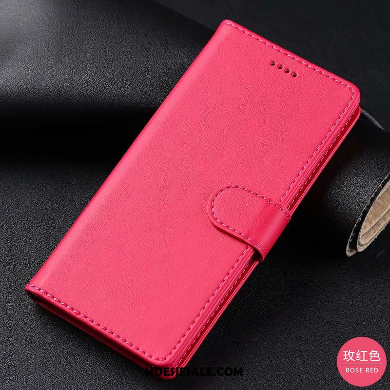 Samsung Galaxy S10 5g Hoesje Folio Mobiele Telefoon Rood Hoes Leren Etui Kopen