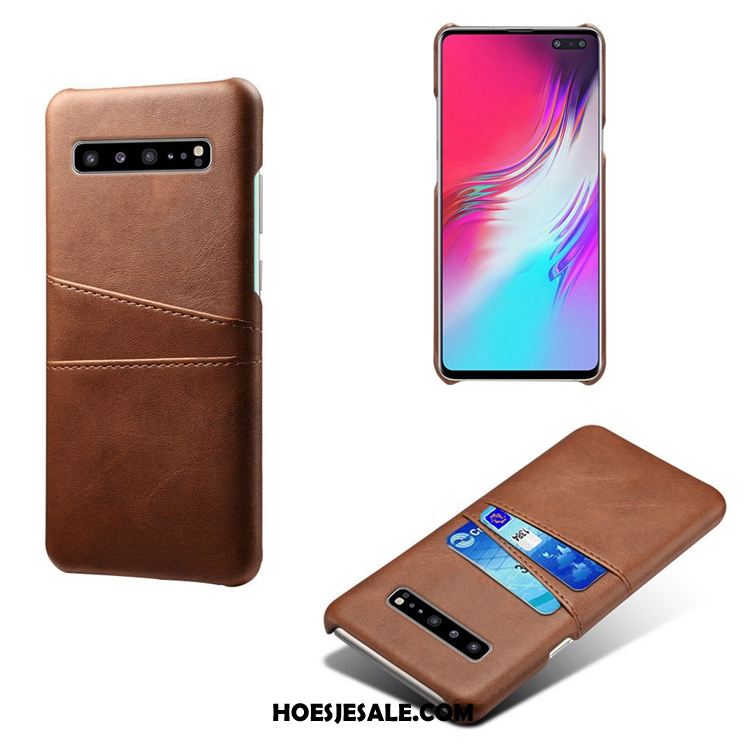 Samsung Galaxy S10 5g Hoesje Patroon Leer Ster Mini Hoes Aanbiedingen