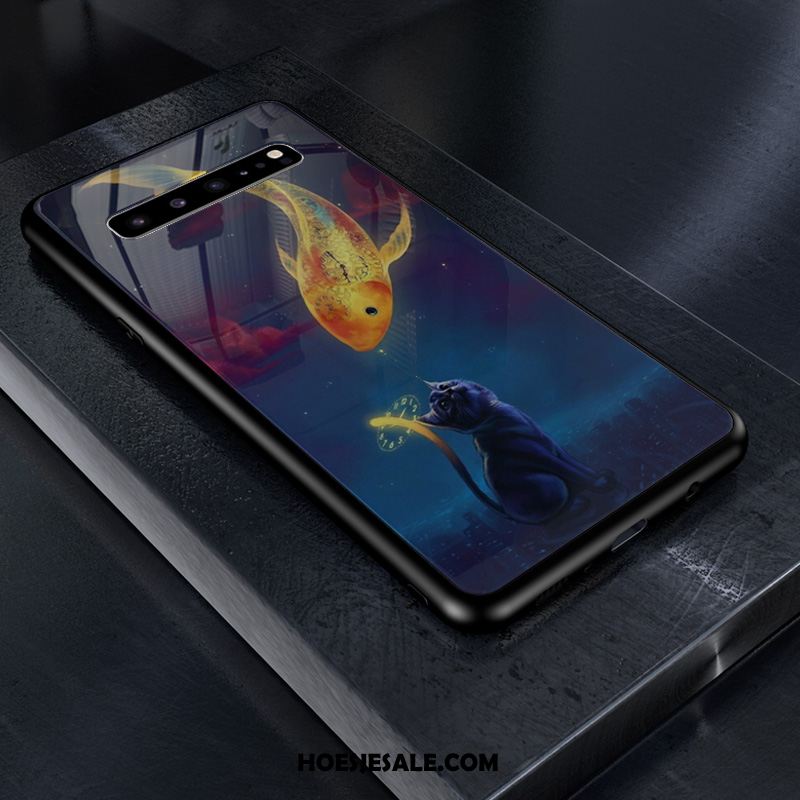 Samsung Galaxy S10 5g Hoesje Skärmskydd Ster Tempereren Glas Patroon Sale