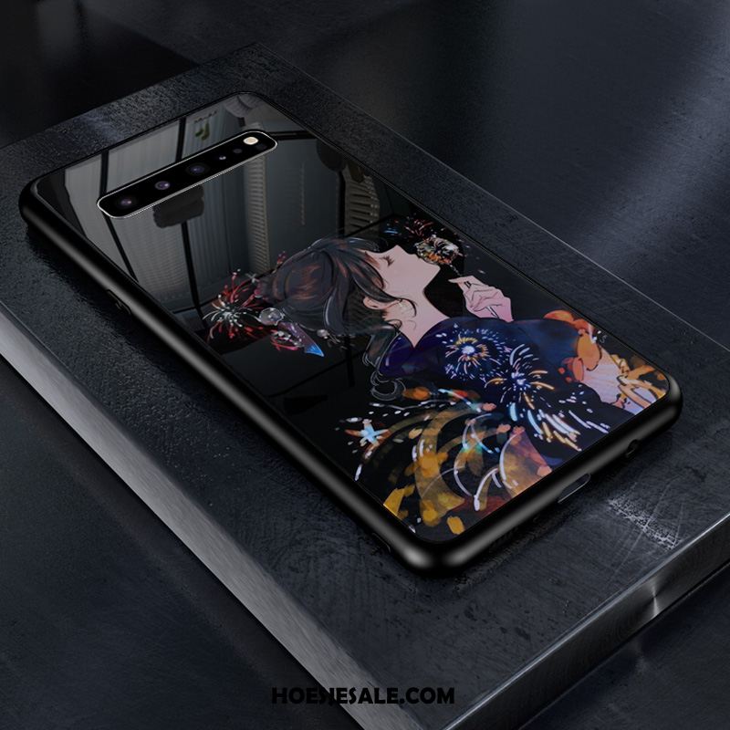 Samsung Galaxy S10 5g Hoesje Skärmskydd Ster Tempereren Glas Patroon Sale