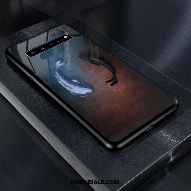 Samsung Galaxy S10 5g Hoesje Skärmskydd Ster Tempereren Glas Patroon Sale