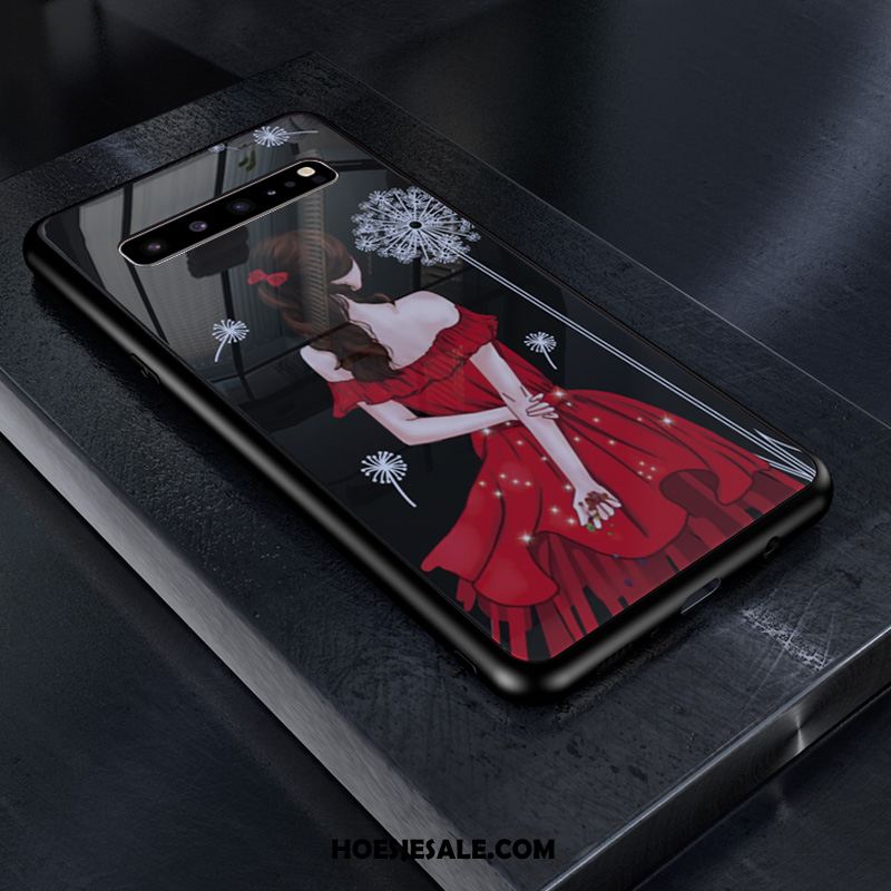 Samsung Galaxy S10 5g Hoesje Skärmskydd Ster Tempereren Glas Patroon Sale