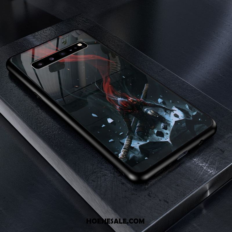 Samsung Galaxy S10 5g Hoesje Skärmskydd Ster Tempereren Glas Patroon Sale