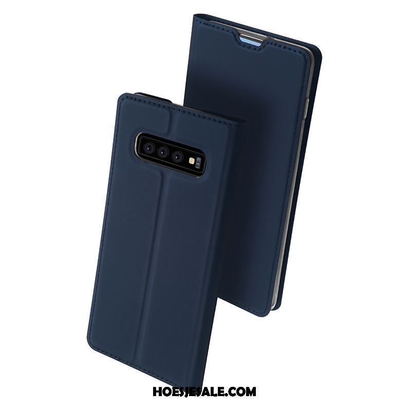 Samsung Galaxy S10+ Hoesje All Inclusive Folio Kaart Hoes Bescherming Korting