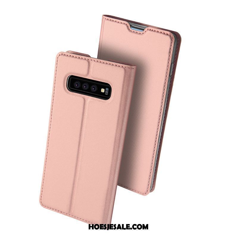 Samsung Galaxy S10+ Hoesje All Inclusive Folio Kaart Hoes Bescherming Korting