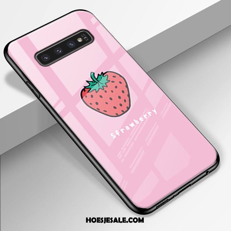 Samsung Galaxy S10+ Hoesje All Inclusive Hoes Zacht Mobiele Telefoon Geel Sale