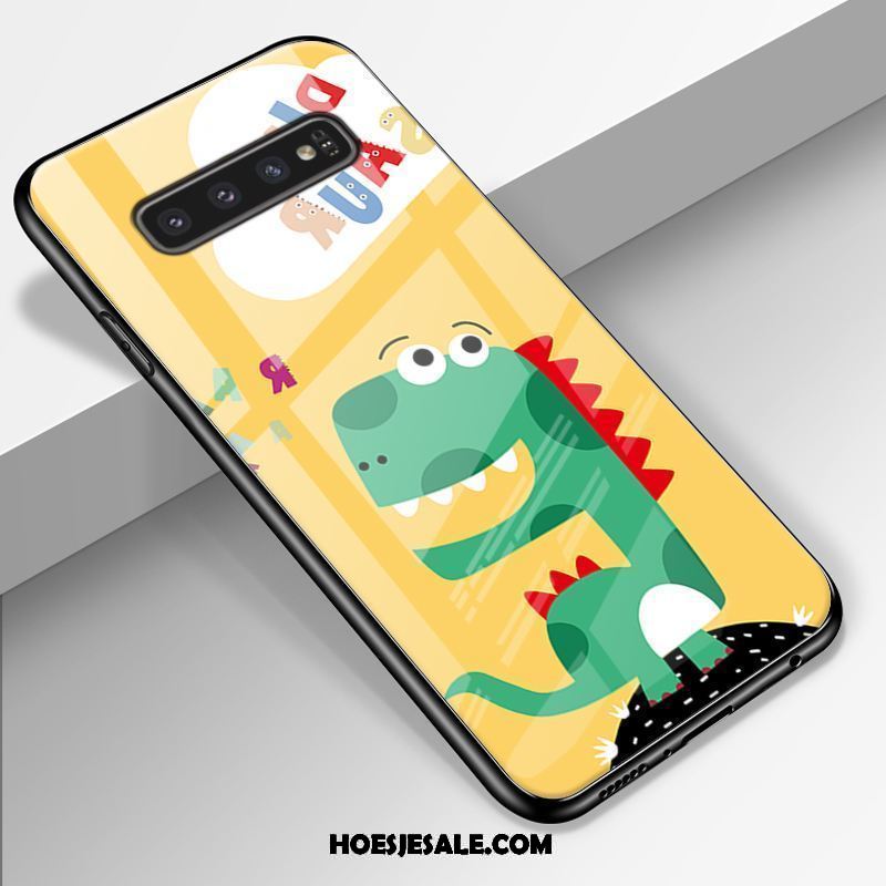 Samsung Galaxy S10+ Hoesje All Inclusive Hoes Zacht Mobiele Telefoon Geel Sale