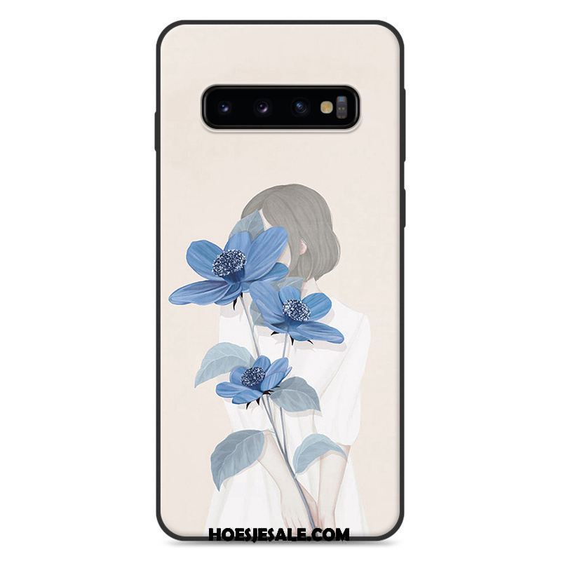 Samsung Galaxy S10+ Hoesje All Inclusive Ster Hanger Siliconen Blauw Kopen