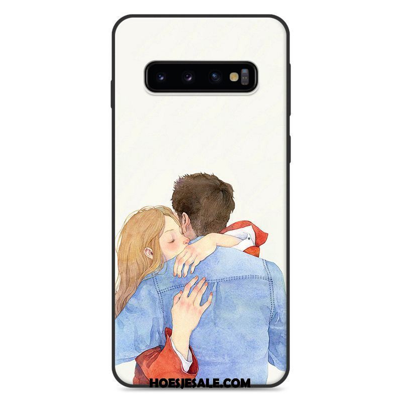 Samsung Galaxy S10+ Hoesje All Inclusive Ster Hanger Siliconen Blauw Kopen