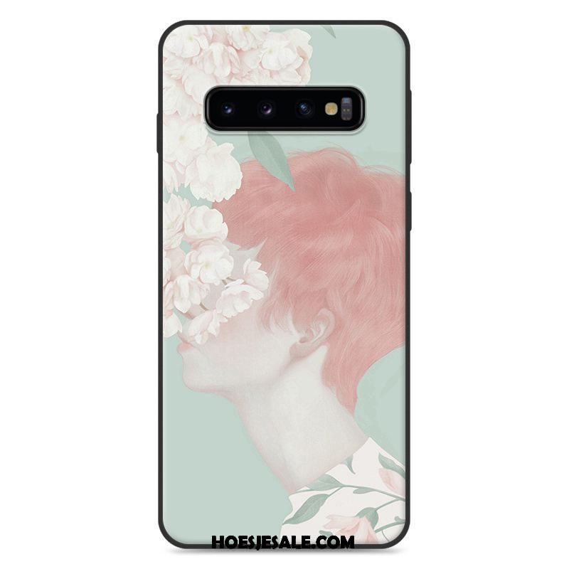 Samsung Galaxy S10+ Hoesje All Inclusive Ster Hanger Siliconen Blauw Kopen