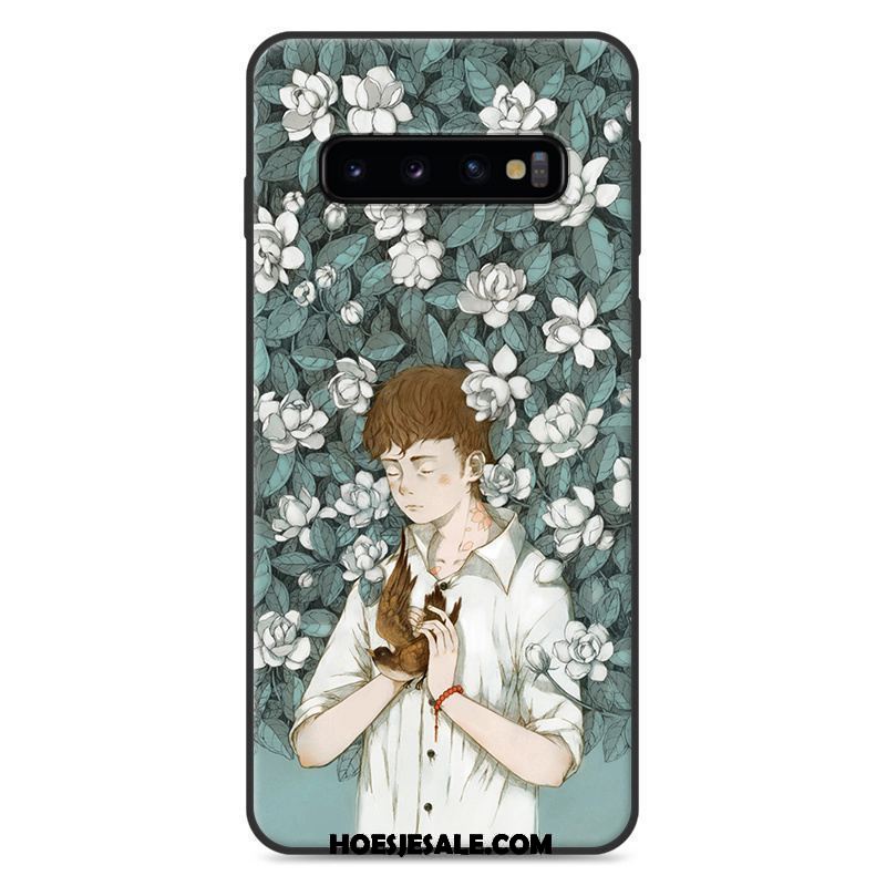 Samsung Galaxy S10+ Hoesje All Inclusive Ster Hanger Siliconen Blauw Kopen