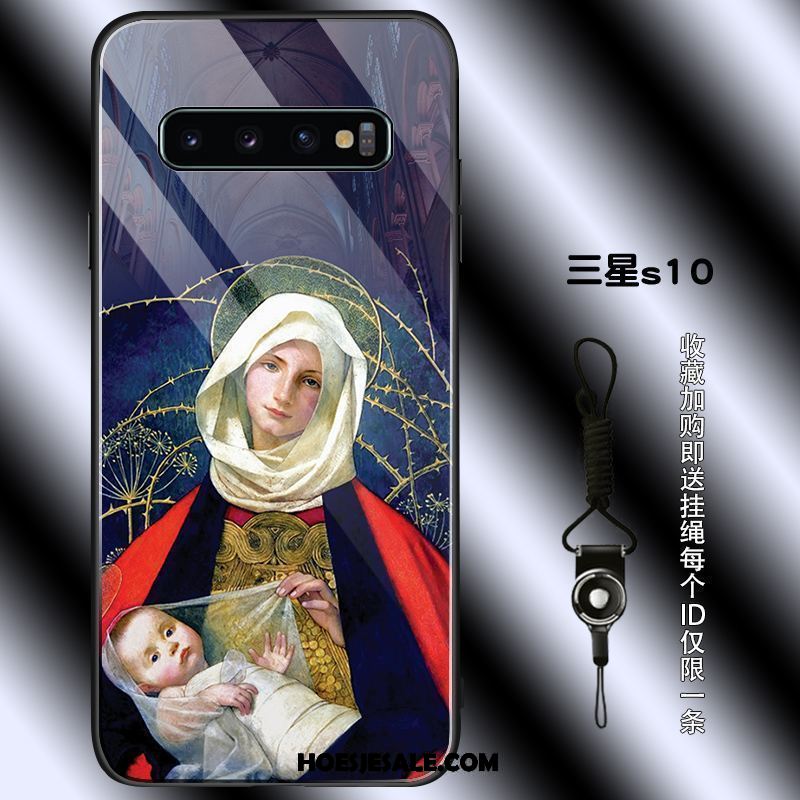 Samsung Galaxy S10 Hoesje Anti-fall Eenvoudige Bescherming Glas Ster Sale