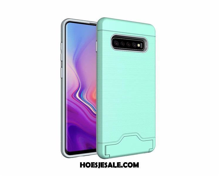 Samsung Galaxy S10 Hoesje Anti-fall Kaart Mobiele Telefoon Eenvoudige Ster Kopen