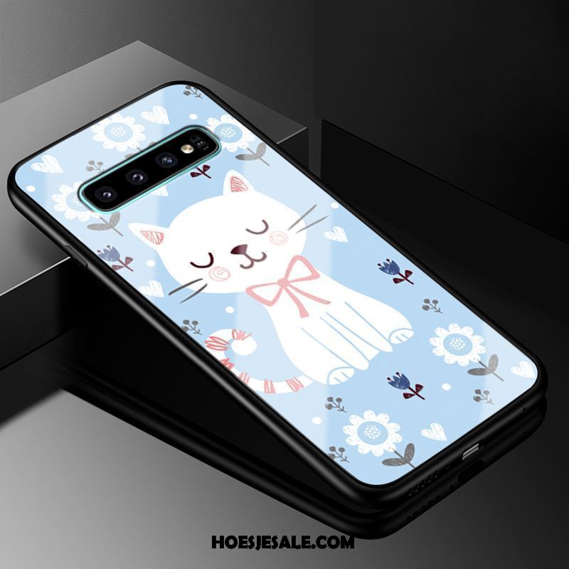 Samsung Galaxy S10 Hoesje Anti-fall Mobiele Telefoon Bescherming Hoes Glas Goedkoop