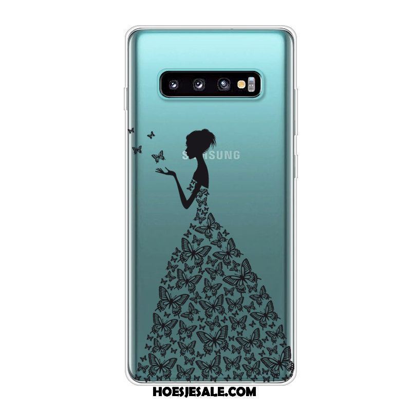 Samsung Galaxy S10 Hoesje Anti-fall Mobiele Telefoon Siliconen Ster Scheppend Online