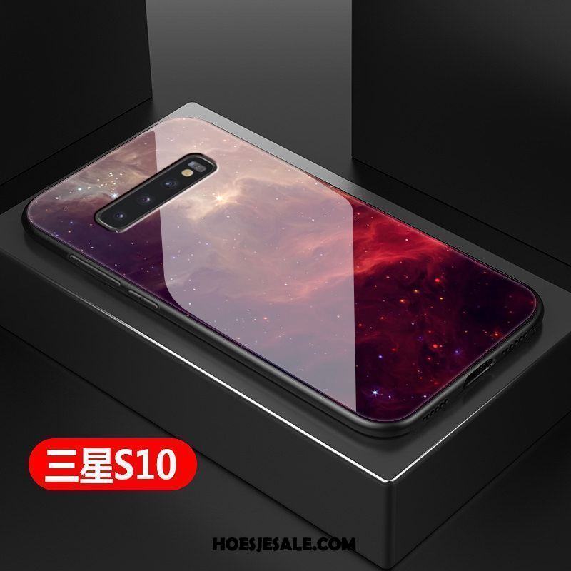 Samsung Galaxy S10 Hoesje Eenvoudige Hard Persoonlijk Ster Anti-fall Goedkoop