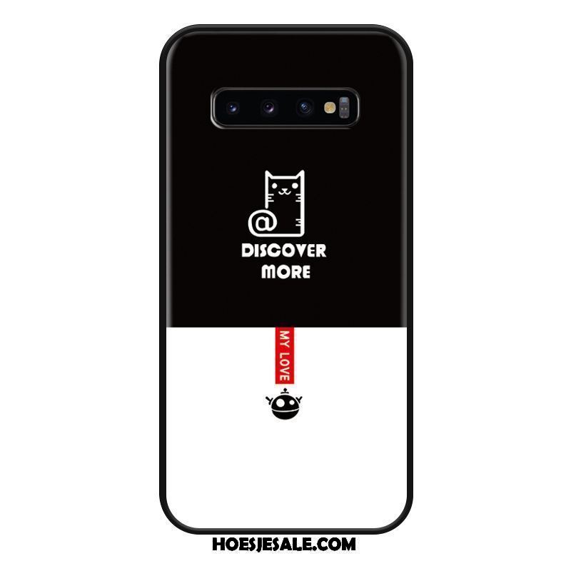 Samsung Galaxy S10+ Hoesje Eenvoudige Hond Schrobben Mode Lovers Kopen