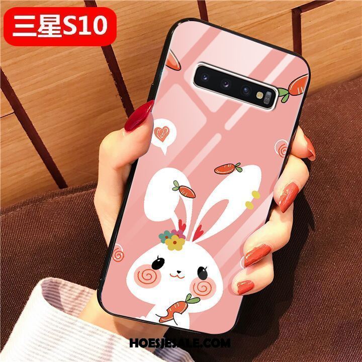 Samsung Galaxy S10 Hoesje Eenvoudige Spotprent Kunst Glas Bescherming Sale