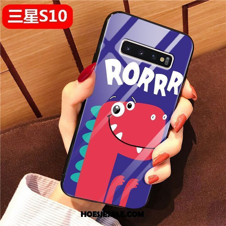 Samsung Galaxy S10 Hoesje Eenvoudige Spotprent Kunst Glas Bescherming Sale