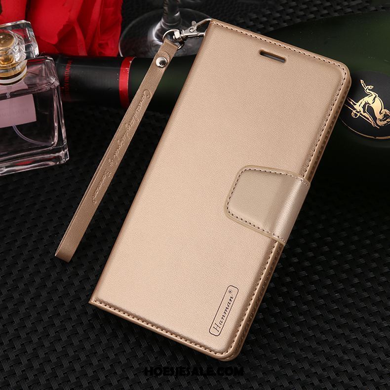 Samsung Galaxy S10+ Hoesje Hanger Leren Etui Folio Anti-fall Zacht Korting