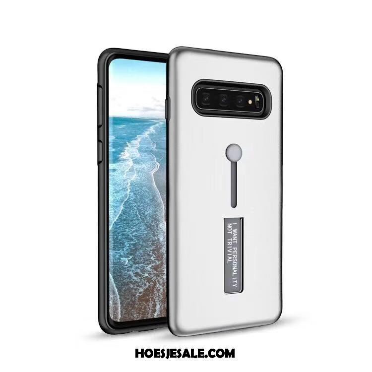 Samsung Galaxy S10 Hoesje Hoes Ster Mobiele Telefoon Ring Wit Kopen