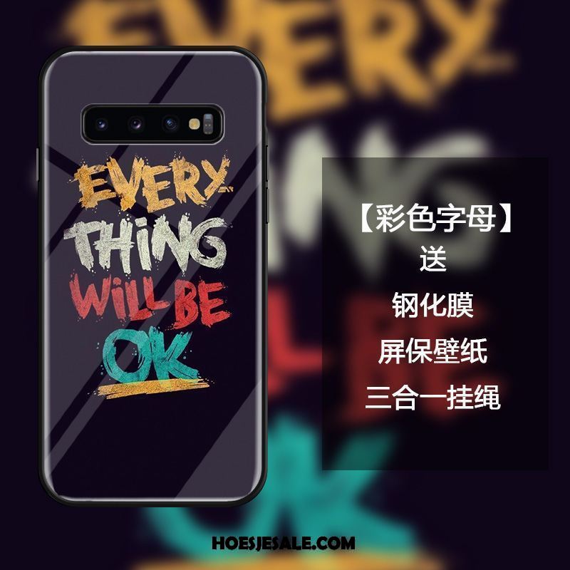 Samsung Galaxy S10+ Hoesje Kleur Trendy Merk Ster All Inclusive Mode Kopen