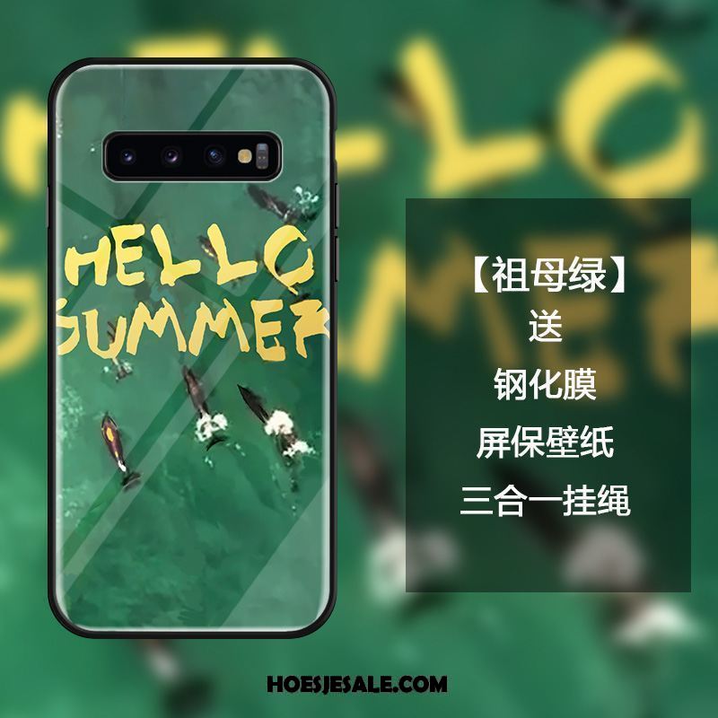 Samsung Galaxy S10+ Hoesje Kleur Trendy Merk Ster All Inclusive Mode Kopen