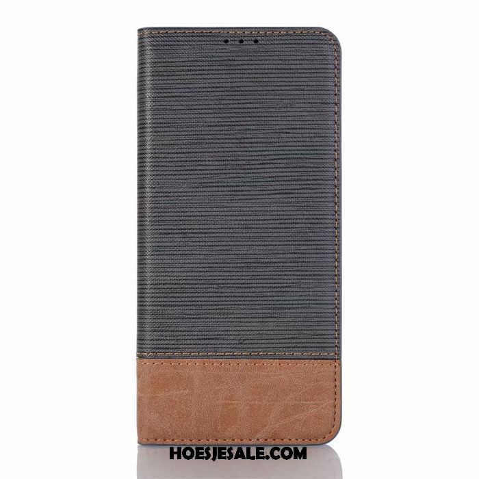 Samsung Galaxy S10 Hoesje Leren Etui Bedrijf Bescherming Hoes Geel Korting
