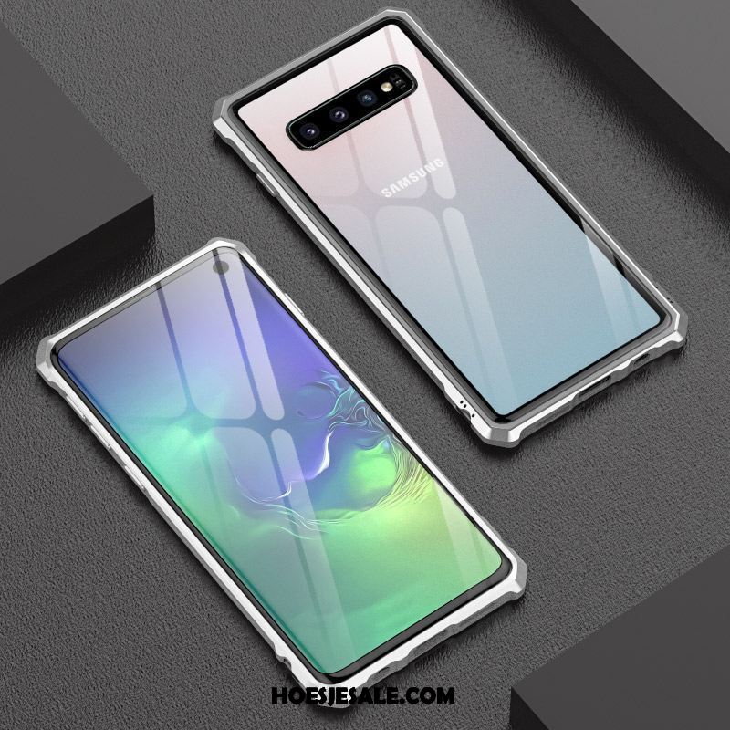 Samsung Galaxy S10+ Hoesje Metaal Mobiele Telefoon Bescherming Nieuw All Inclusive Goedkoop