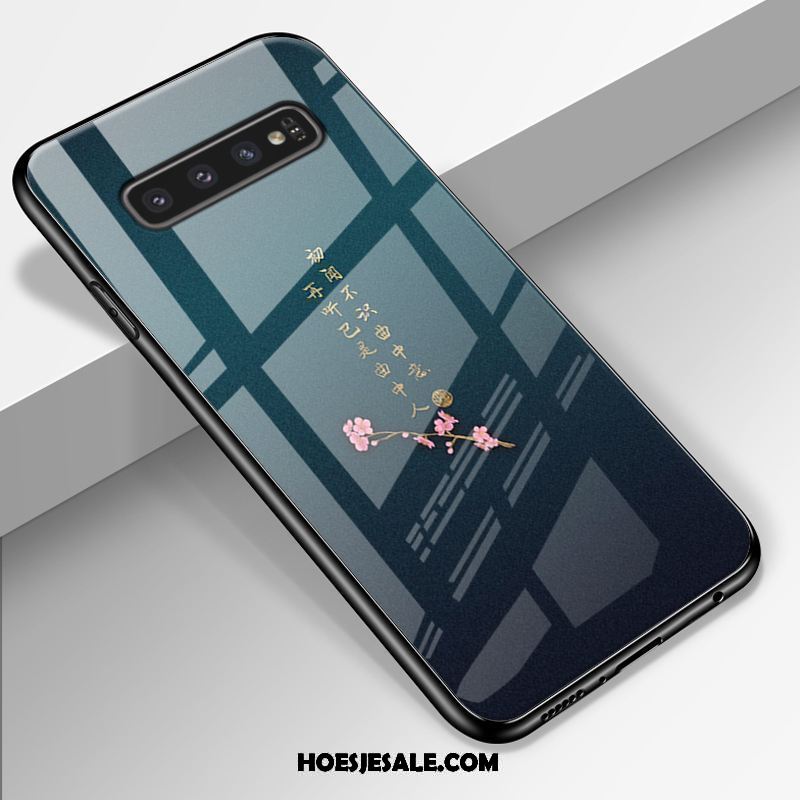 Samsung Galaxy S10 Hoesje Mobiele Telefoon Glas Hoes Siliconen Trend Goedkoop