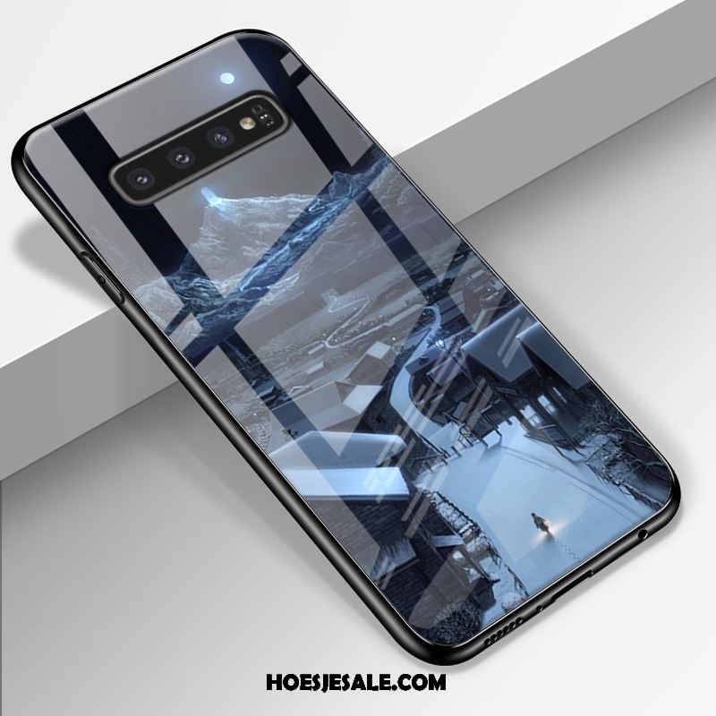 Samsung Galaxy S10 Hoesje Mobiele Telefoon Glas Hoes Siliconen Trend Goedkoop