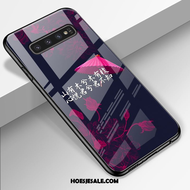 Samsung Galaxy S10 Hoesje Mobiele Telefoon Glas Hoes Siliconen Trend Goedkoop