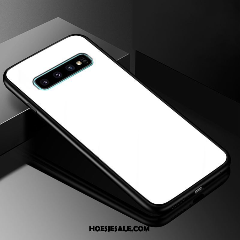 Samsung Galaxy S10 Hoesje Mobiele Telefoon Glas Ster Rood Bescherming Online