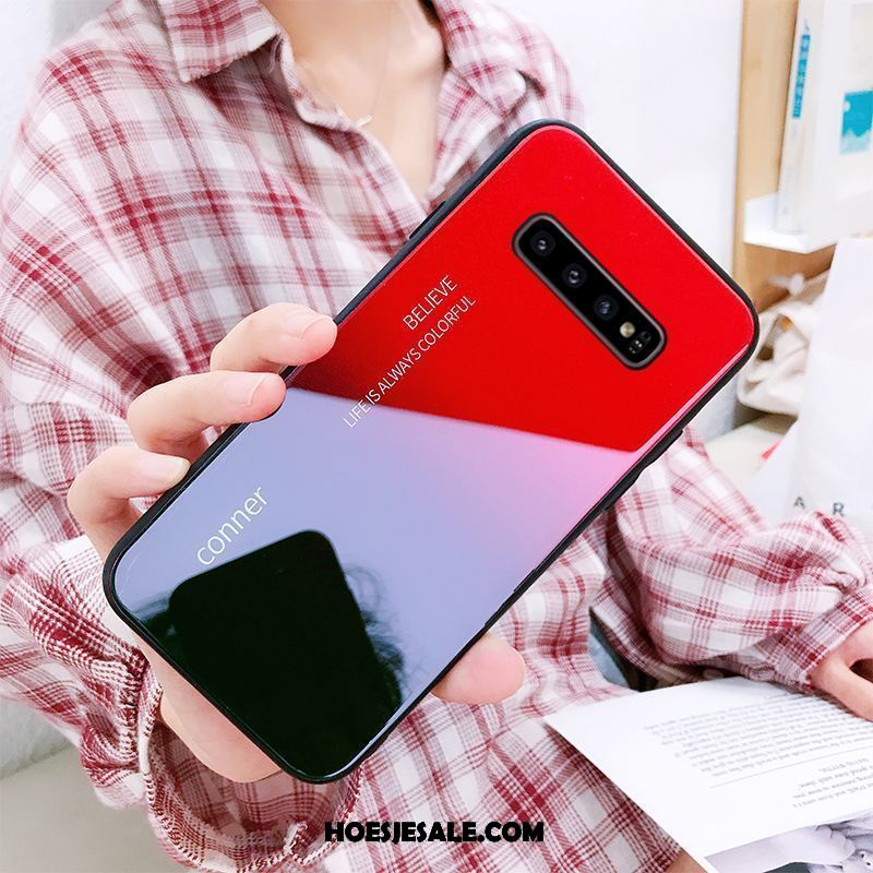 Samsung Galaxy S10+ Hoesje Mobiele Telefoon Siliconen Bedrijf Hoes Ster Goedkoop