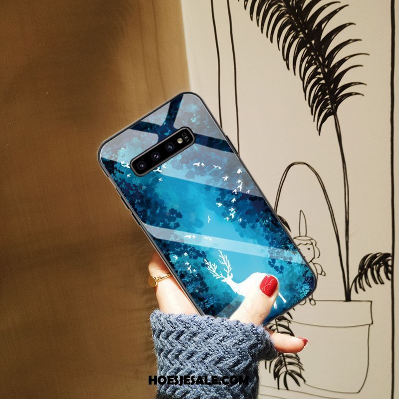 Samsung Galaxy S10+ Hoesje Mobiele Telefoon Siliconen Bedrijf Hoes Ster Goedkoop