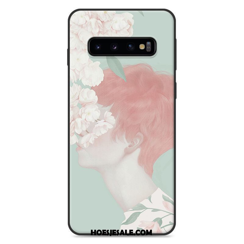 Samsung Galaxy S10 Hoesje Nieuw Groen Ster Kunst Mini Kopen