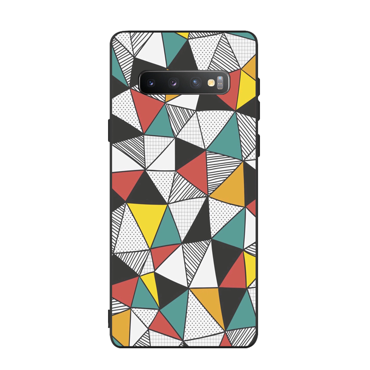 Samsung Galaxy S10 Hoesje Patroon All Inclusive Geometrie Mobiele Telefoon Bescherming Goedkoop