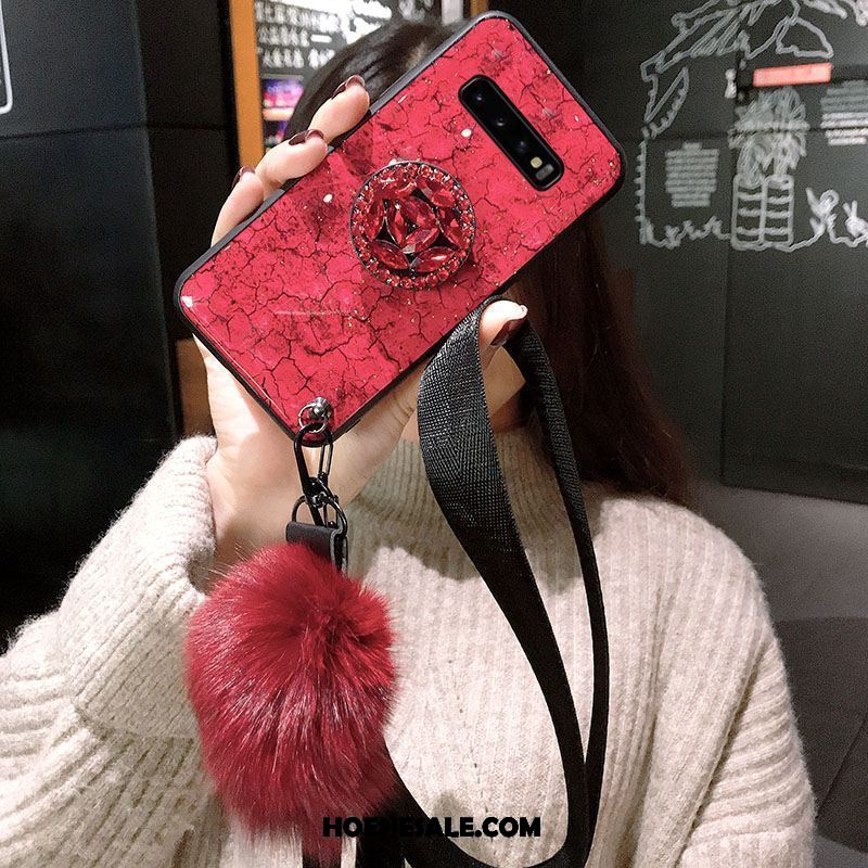 Samsung Galaxy S10 Hoesje Purper Trendy Merk Mobiele Telefoon Hoes Siliconen Korting