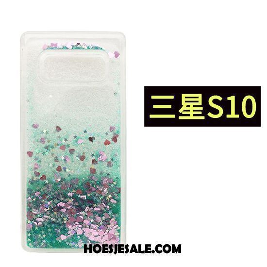 Samsung Galaxy S10 Hoesje Roze Groen Hoes Gasbag Drijfzand Kopen