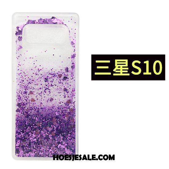 Samsung Galaxy S10 Hoesje Roze Groen Hoes Gasbag Drijfzand Kopen