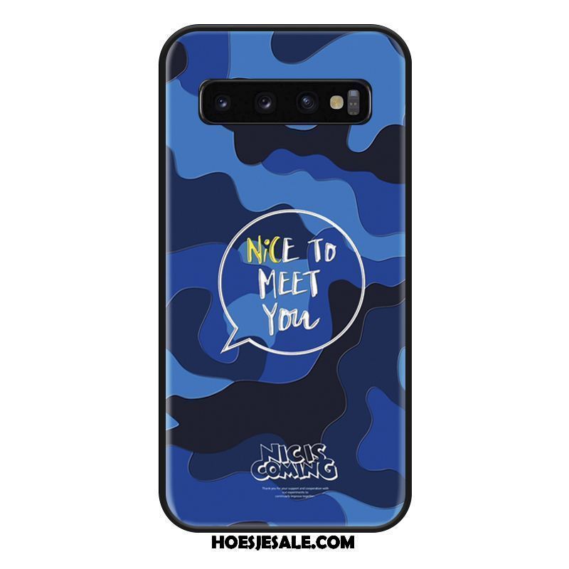 Samsung Galaxy S10 Hoesje Scheppend Hoes Camouflage Ster Mobiele Telefoon Online