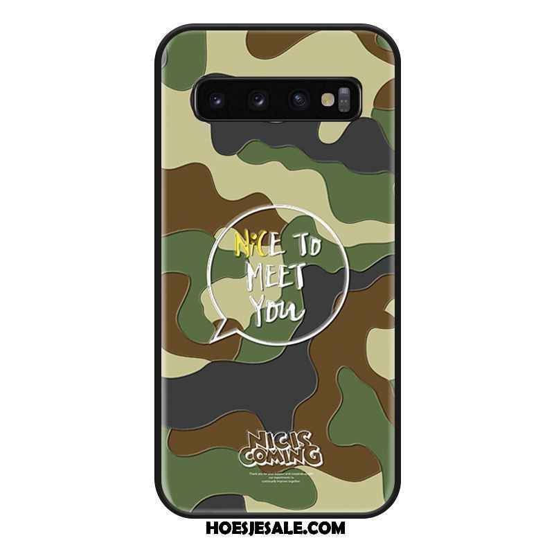 Samsung Galaxy S10 Hoesje Scheppend Hoes Camouflage Ster Mobiele Telefoon Online