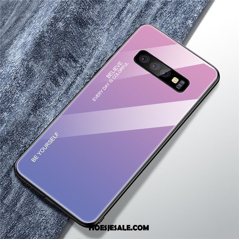 Samsung Galaxy S10+ Hoesje Scheppend Zacht Persoonlijk Schrobben Trend Goedkoop