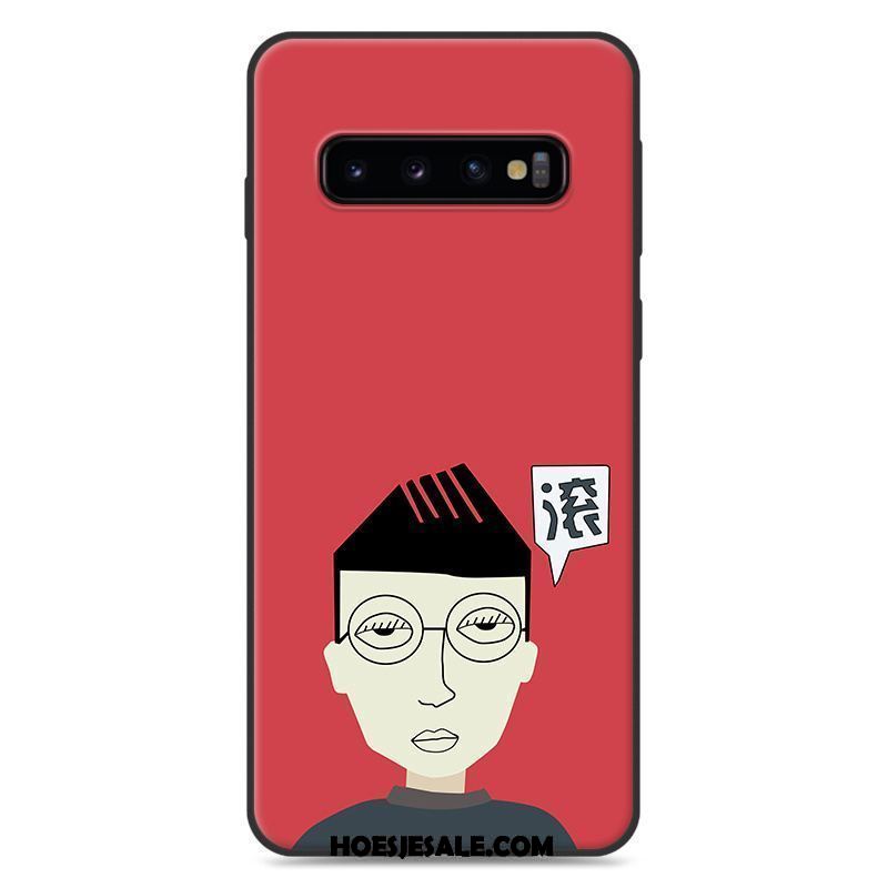 Samsung Galaxy S10+ Hoesje Spotprent Anti-fall Scheppend Siliconenhoesje Ster